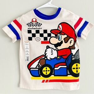 Jumping Beans Mario Kart Kids Tee - Red, Blue, White
